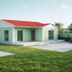3+1 Tek Katlı Prefabrik Ev 113 m2