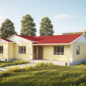 3+1 Tek Katlı Prefabrik Ev 121 m2