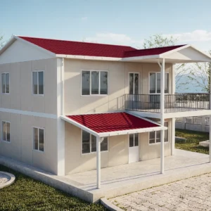 4+1 Çift Katlı Prefabrik Ev 149 m2