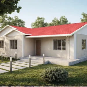 3+1 Tek Katlı Prefabrik Ev 122 m2