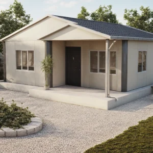 2+1 Tek Katlı Prefabrik Ev 62 m2