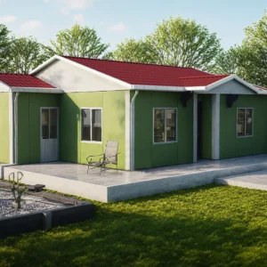 2+1 Tek Katlı Prefabrik Ev 72 m2