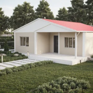 2+1 Tek Katlı Prefabrik Ev 84 m2